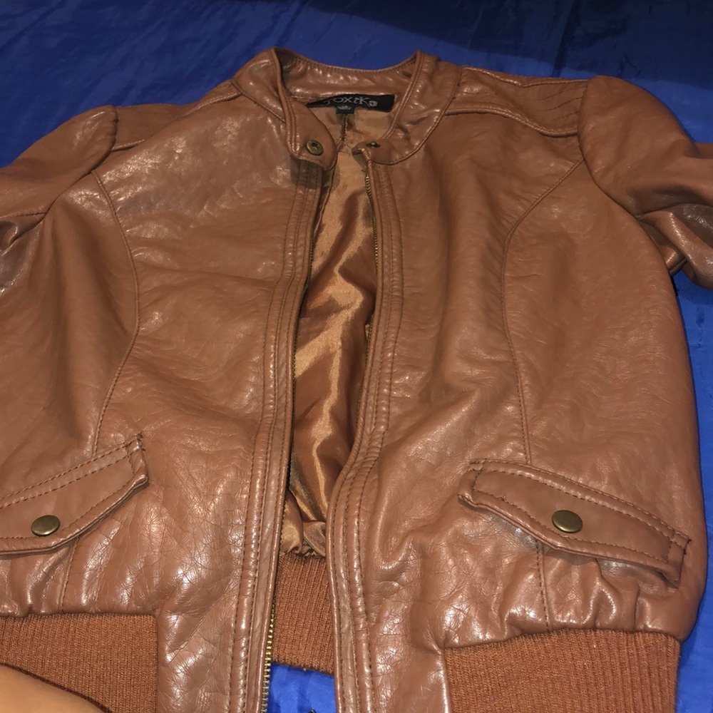 Leather jacket